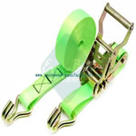 Green ratchet tie down straps supplier-short ratchet straps